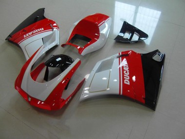 1993-2005 Red White Ducati 748 916 996 996S Motorcycle Fairings