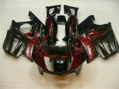 1995-1998 Black Red Flame CBR600 F3 Motorcycle Fairing