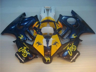 1995-1998 Blue Yellow Joes CBR600 F3 Motorcycle Fairings