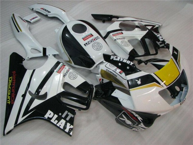 1995-1998 White Black Playboy CBR600 F3 Motorcycle Fairings