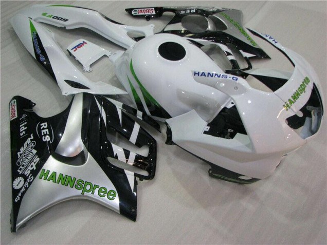 1995-1998 White Green Hannspree CBR600 F3 Motorcycle Fairings