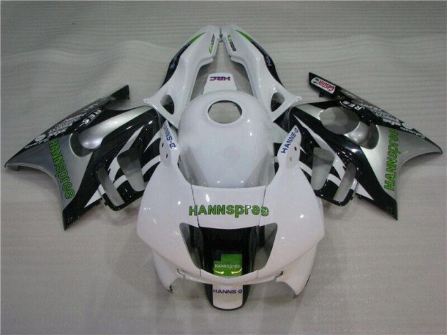 1995-1998 White Green Hannspree CBR600 F3 Motorcycle Fairings