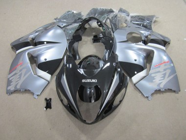 1996-2007 Black Silver GSXR 1300 Hayabusa Motorcycle Fairings