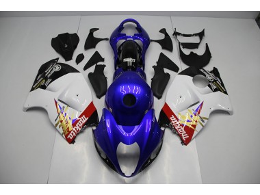 1996-2007 Blue White GSXR 1300 Hayabusa Motorcycle Fairing