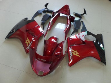 1996-2007 Candy Red Black OEM Style CBR1100XX Motorcycle Fairings