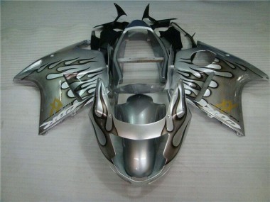 1996-2007 Flame Silver Grey CBR1100XX Motorcycle Fairings