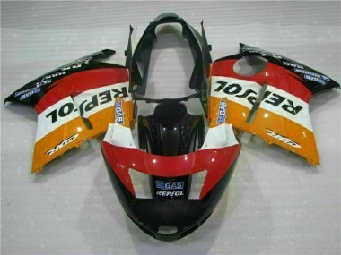 1996-2007 Orange Repsol CBR1100XX Motorcycle Fairings