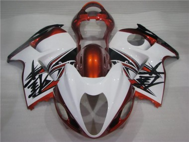 1996-2007 Orange White Black GSXR 1300 Hayabusa Motorcycle Fairings