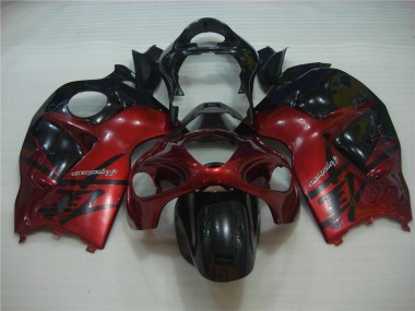 1996-2007 Red Black GSXR 1300 Hayabusa Motorcycle Fairing