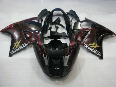 1996-2007 Red Flame CBR1100XX Motorcycle Fairings