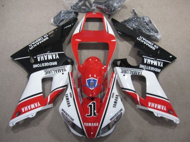 1998-1999 Red White Black 50 YZF R1 Motorcycle Fairings