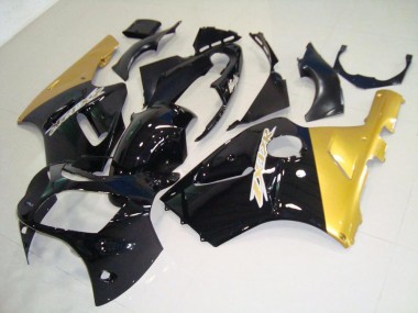 2000-2001 Black Gold ZX12R Motorcycle Fairings