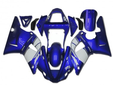 2000-2001 Blue White YZF R1 Motorcycle Fairings