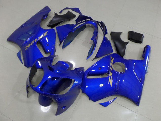 2000-2001 Blue with Gold Sticker ZX12R Motorcycle Fairings