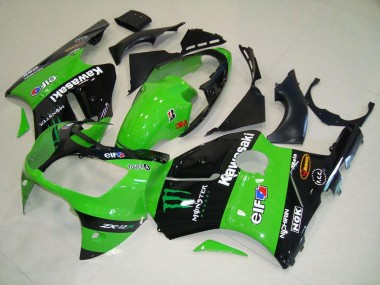 2000-2001 Green Monster ZX12R Motorcycle Fairings