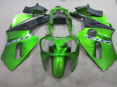 2000-2001 Green ZX12R Motorcycle Fairings