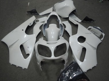 2000-2001 White ZX12R Motorcycle Fairings