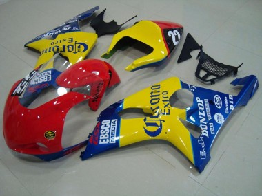 2000-2002 Red Yellow Blue Corona Race GSXR 1000 Motorcycle Fairings