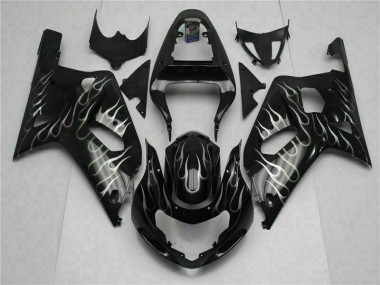 2001-2003 Black GSXR 600/750 Motorcycle Bodywork