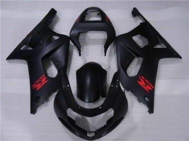 2001-2003 Black GSXR 600/750 Motorcycle Fairing Kits