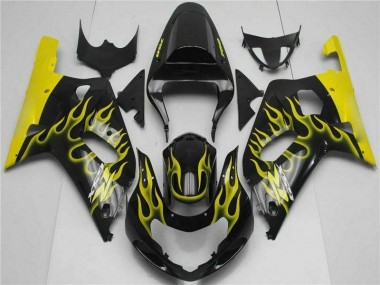 2001-2003 Black GSXR 600/750 Motorcycle Fairings