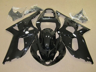 2001-2003 Black GSXR 600 Motorcycle Fairings