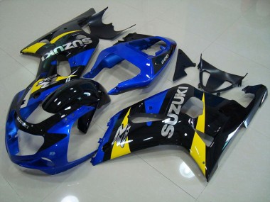 2001-2003 Blue Black GSXR 750 Motorcycle Fairings