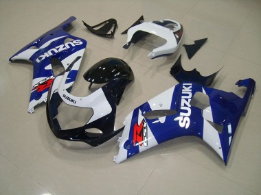 2001-2003 Blue White GSXR 750 Motorcycle Fairing