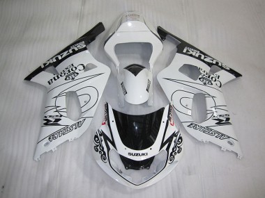 2001-2003 White Black Corona Extra GSXR 600 Motorcycle Fairings