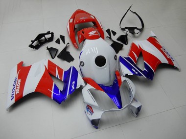 2002-2013 Blue White Red VFR800 Motorcycle Fairings