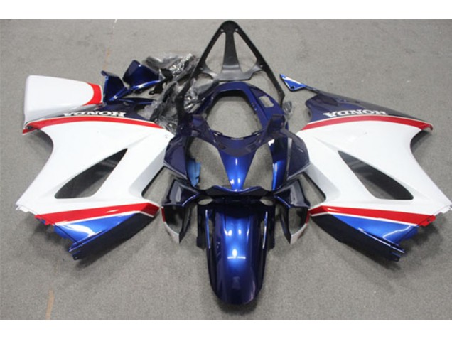 2002-2013 Blue White VFR800 Motorcycle Fairings