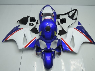 2002-2013 Blue and White VFR800 Motorcycle Fairings