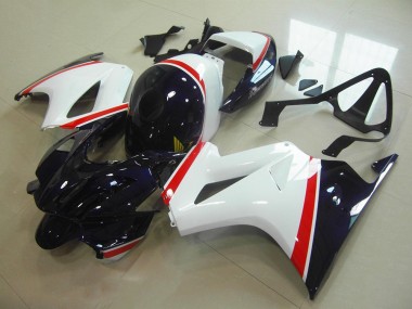 2002-2013 White Dark Blue VFR800 Motorcycle Fairings