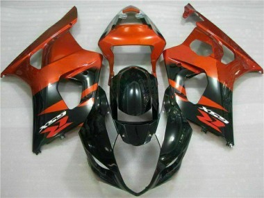 2003-2004 Brown Black GSXR 1000 Motorcycle Fairings