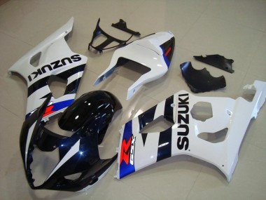 2003-2004 Dark Blue White GSXR 1000 Motorcycle Fairings