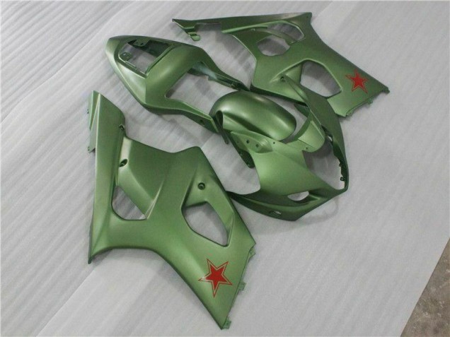 2003-2004 Green GSXR 1000 Motorcycle Fairings