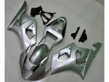 2003-2004 Silver GSXR 1000 Motorcycle Fairing Kits