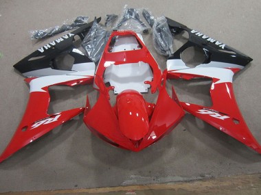 2003-2005 Red White YZF R6 Motorcycle Fairings