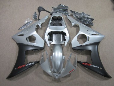 2003-2005 Silver Black YZF R6 Motorcycle Fairing