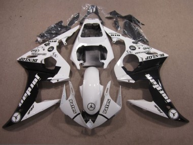 2003-2005 White Black YZF R6 Motorcycle Fairing