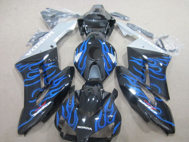 2004-2005 Black Blue Flame CBR1000RR Motorcycle Fairings