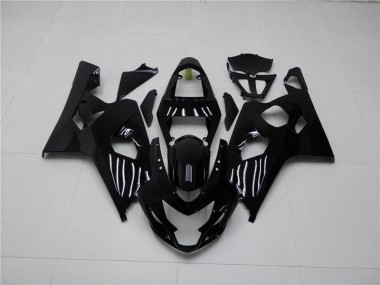 2004-2005 Glossy Black GSXR 600/750 Motorcycle Fairings