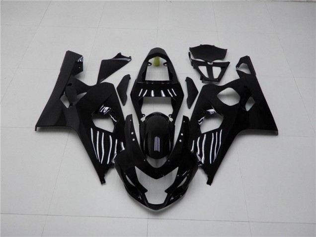 2004-2005 Glossy Black GSXR 600/750 Motorcycle Fairings