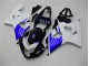 2004-2005 White Blue GSXR 600/750 Motorcycle Fairings