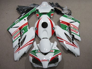 2004-2005 White Red Castrol CBR1000RR Motorcycle Fairings