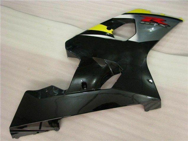 2004-2005 Yellow Black GSXR 600/750 Motorcycle Fairing