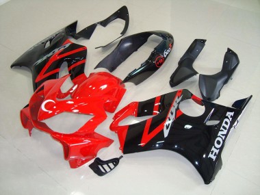 2004-2007 Black Red CBR600 F4i Motorcycle Fairing