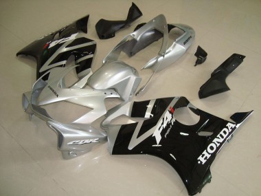 2004-2007 Black Silver CBR600 F4i Motorcycle Bodywork