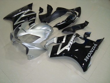 2004-2007 Black Silver CBR600 F4i Motorcycle Fairing