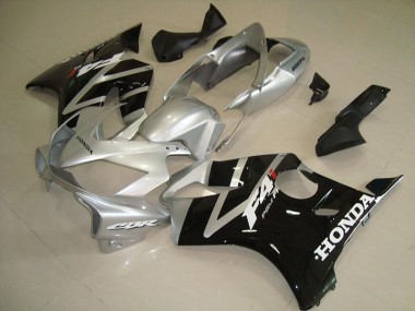 2004-2007 Black Silver CBR600 F4i Motorcycle Fairings